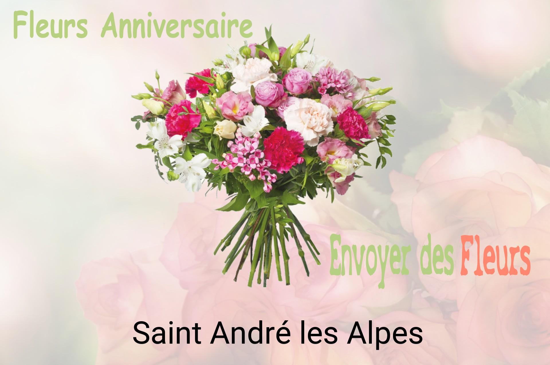 Bouquet de fleurs d’anniversaire livré à Saint-André-les-Alpes