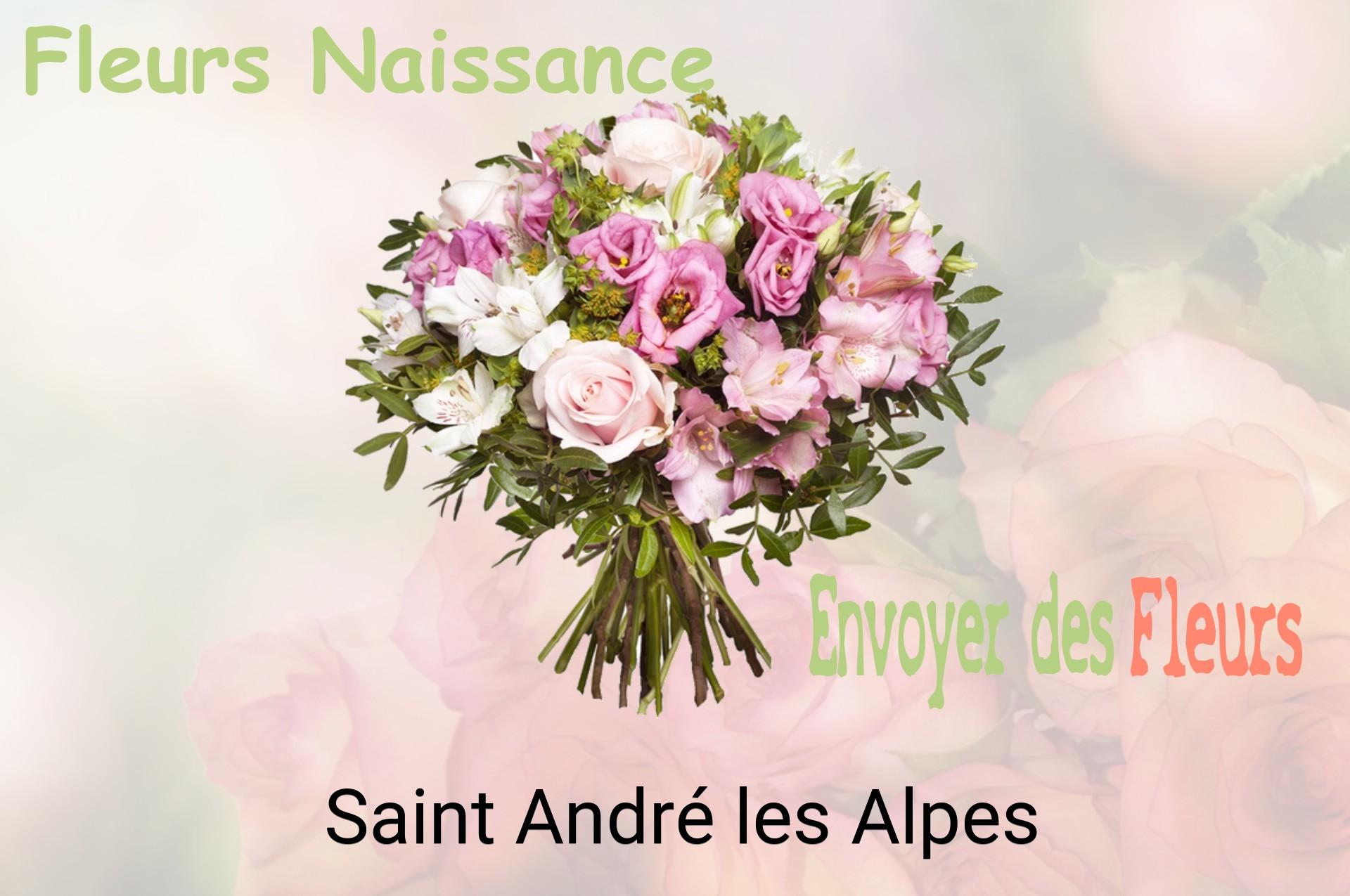 Bouquet de fleurs de naissance livré à Saint-André-les-Alpes