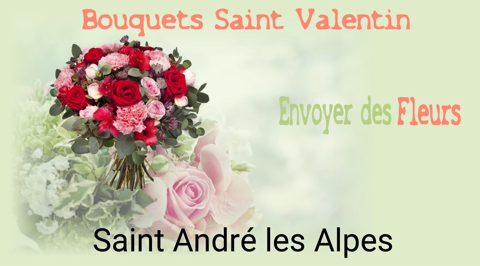 Roses de Saint-Valentin livrées à Saint-André-les-Alpes